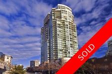 Yaletown, Waterfront concrete condo hirise for sale: BEACH TOWER @ 888 Beach  2 bedroom 1,043 sq.ft. (Listed 2012-10-25)
