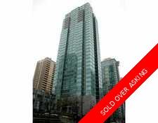 WestEnd/CoalHarbour  concrete highrise for sale: RESIDENCES ON GEORGIA  1 bedroom 574 sq.ft. (Listed 2008-02-06)
